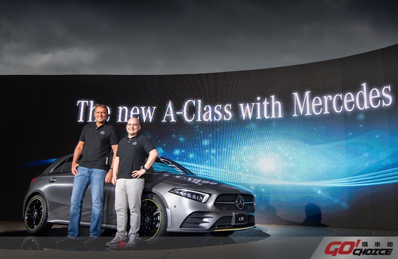 台灣賓士於8月28日正式在台發表The new A-Class，包含A 180、A 200與A 250三種車型售價自新台幣153萬元起