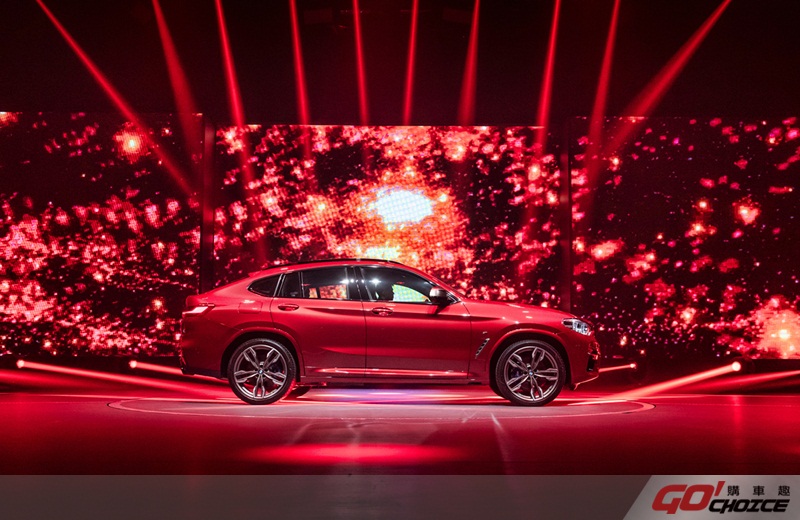 全新BMW X4 M40i採用M專屬設計語彙打造，彰顯不凡的賽道血統