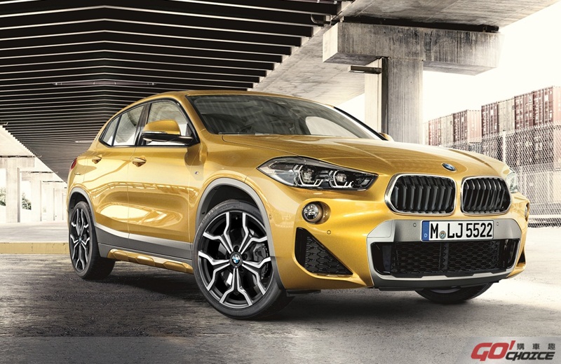  全新BMW X2 sDrive18i M Sport X配備19吋M款Y輻式輪圈，彰顯卓越的運動性能