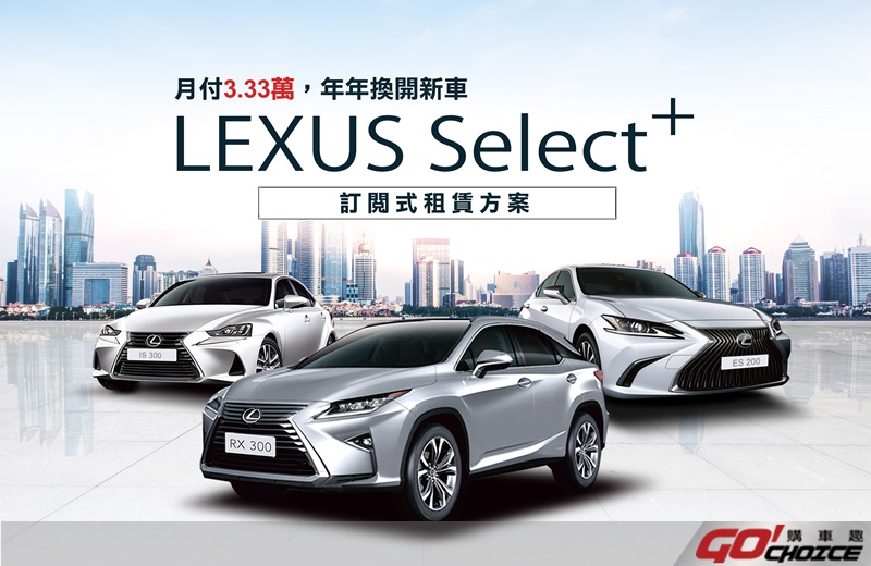 Lexus訂閱式租賃服務