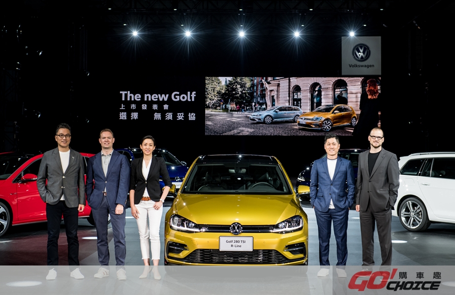 全球最暢銷掀背車款The new Volkswagen Golf  正式在台上市