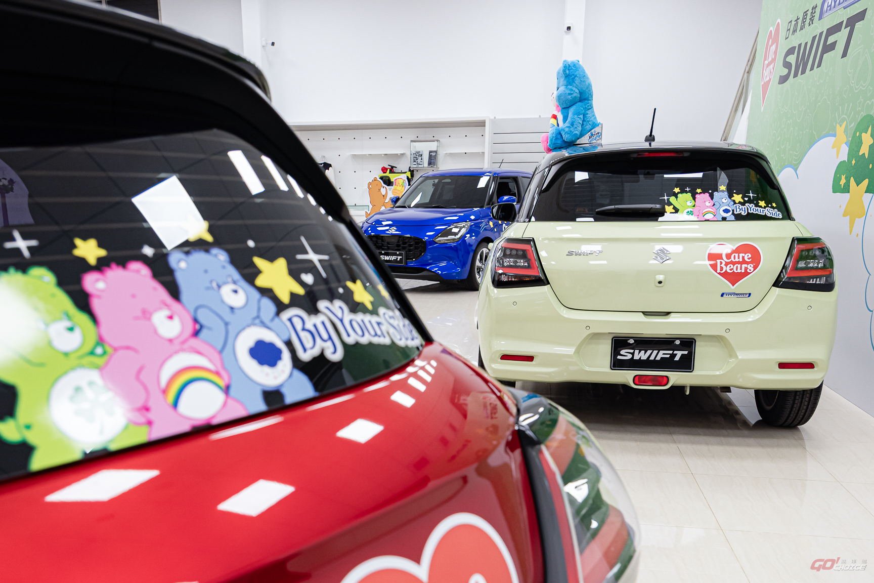 Taiwan Suzuki  Care Bears 限量合作彩繪 Swift 優雅登場